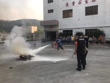 國豐公司消防演練